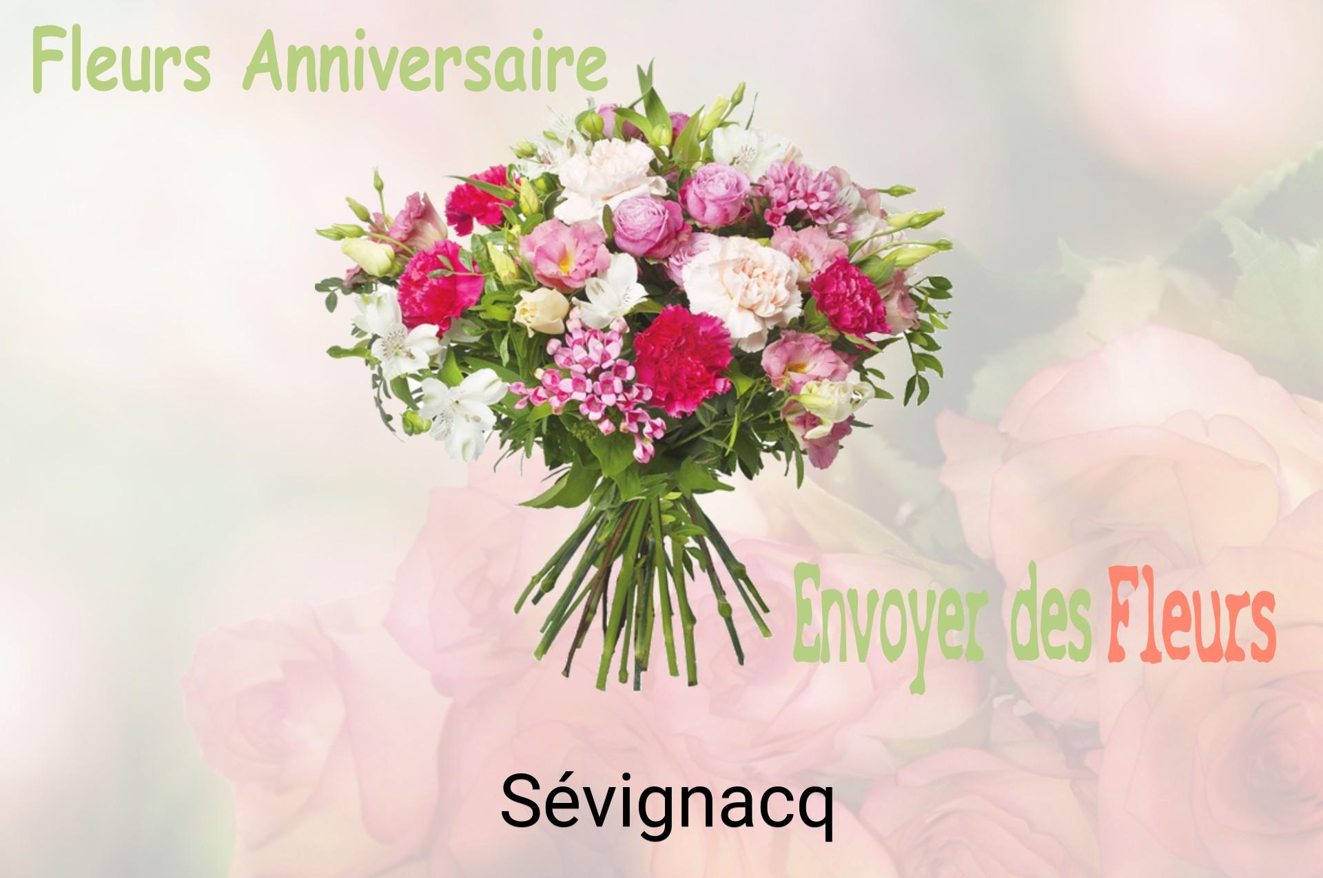 Bouquet de fleurs d’anniversaire livré à Sévignacq