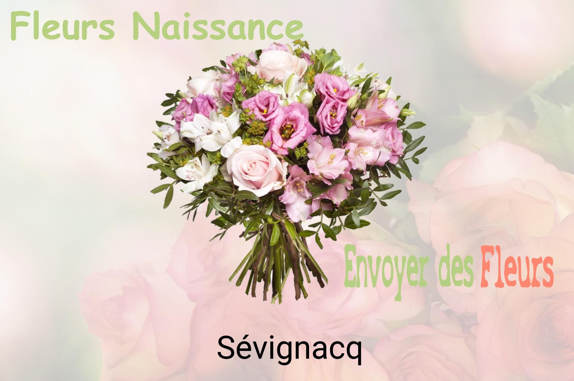 Bouquet de fleurs de naissance livré à Sévignacq